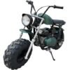 Mudstar Gas Powered Mini Bike, 196cc 6.5hp 4-Stroke - Black