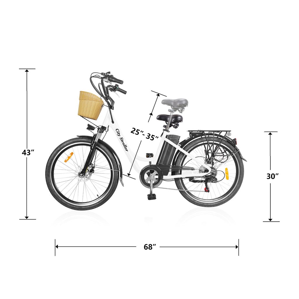 NAKTO City Stroller 36V/12Ah 600W Electric Bike