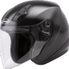 Of-17 Open-Face Helmet Black Sm