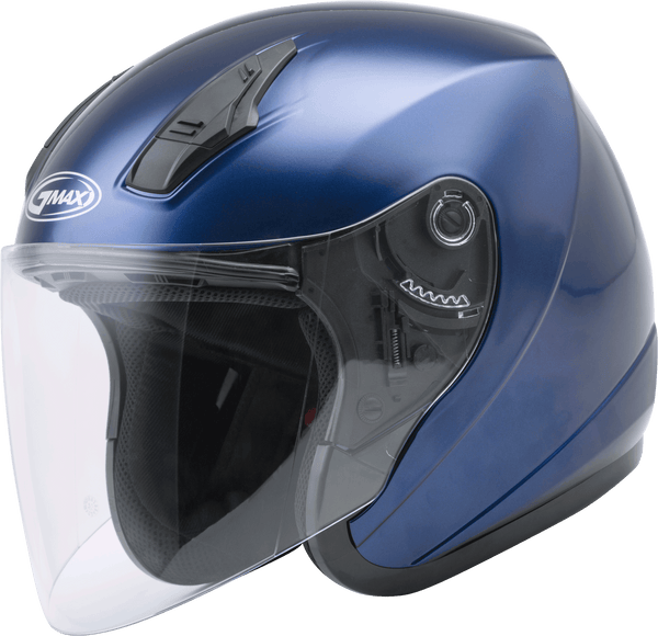 Of-17 Open-Face Helmet Blue Md