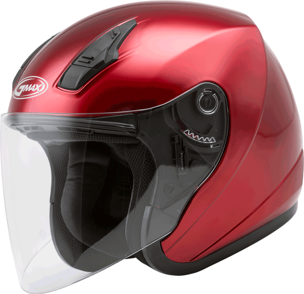 Of-17 Open-Face Helmet Candy Red 3x