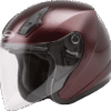 Of-17 Open-Face Helmet Wine Red 3x