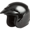 Of-2 Open-Face Helmet Black Md