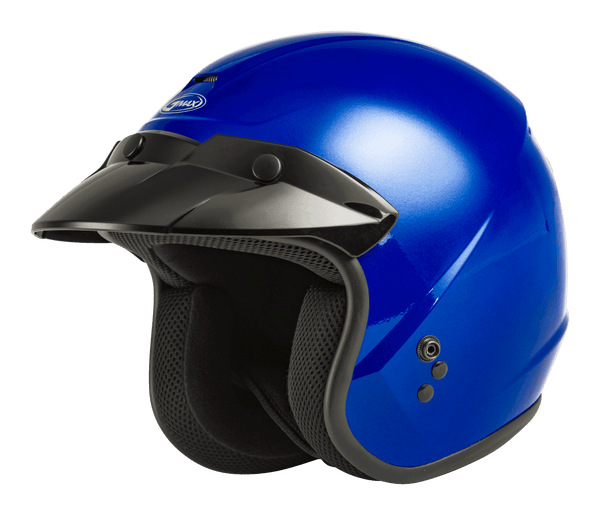 Of-2 Open-Face Helmet Blue Sm