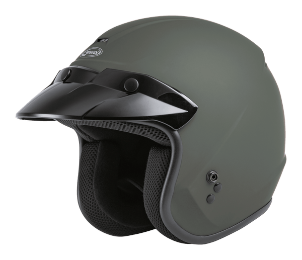 Of-2 Open-Face Helmet Matte Green Xs