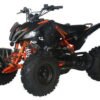 Pentora 200cc EFI Sport ATV, Fully Auto with Reverse - Red