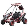 PGO 200GVS Kids Gas Go Kart, 6.5hp 196cc engine with Electric Start, Automatic Torque Converter, Ages 8 and up - Red