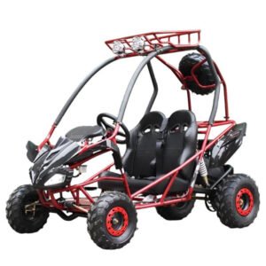 pgo-200gvs-kids-gas-go-kart-6-5hp-196cc-engine-with-electric-start-automatic-torque-converter-ages-8-and-up-red