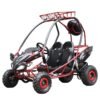 PGO 200GVS Kids Gas Go Kart, 6.5hp 196cc engine with Electric Start, Automatic Torque Converter, Ages 8 and up - Red