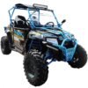 Predator 400FX UTV Side-by-Side, Electric Start, Shaft-Drive Automatic with Reverse, Ages 16 and up - Blue