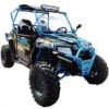 Predator 400FX UTV Side-by-Side, Electric Start, Shaft-Drive Automatic with Reverse, Ages 16 and up - Blue