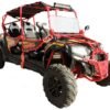 Predator 400XL 4-Seater UTV Side-by-Side, Electric Start, Shaft-Drive Automatic with Reverse, Ages 16 and up - Red