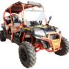 Predator 400XL 4-Seater UTV Side-by-Side, Electric Start, Shaft-Drive Automatic with Reverse, Ages 16 and up - Red