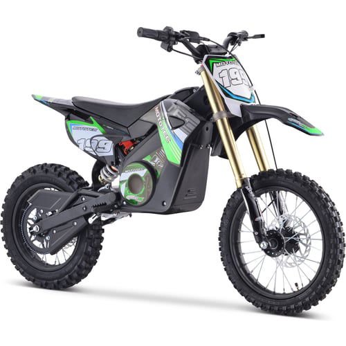 Pro Electric Dirt Bike, 48v 1800w Lithium - Green