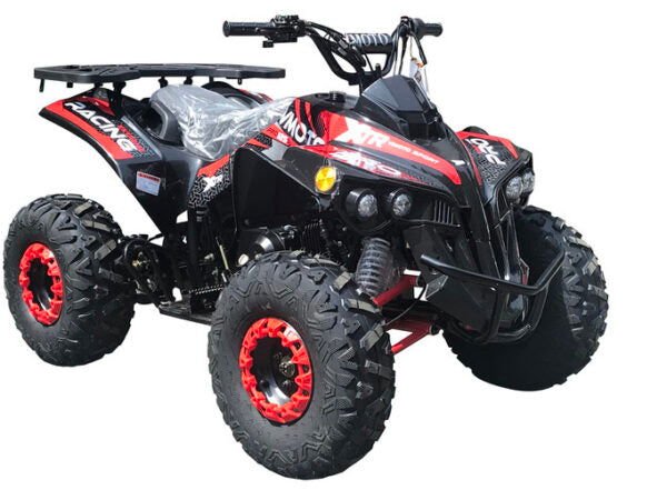 Pro Max 125cc Sport ATV, Automatic with Reverse, 8 inch Wheels, Electric Start, Ages 12 and up - Red
