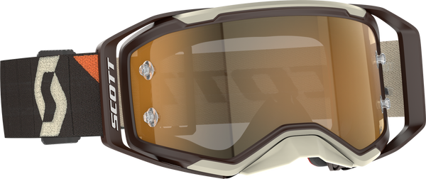 Prospect 2.0 Amp Goggle Dp Brn/Bge Amp Gld Chrm Work