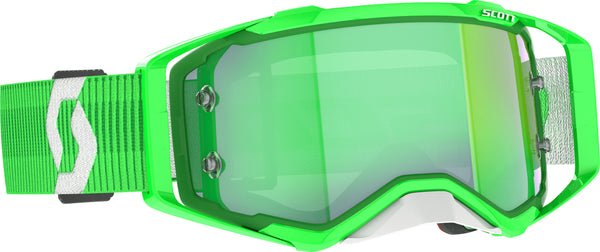 Prospect Goggle Grn/Wht Grn Chrome Works
