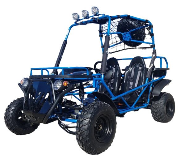 Rancher 200 Buggy Go Kart, Electric Start, Automatic with Reverse, 10-inch Steel Wheels, Ages 16 and up - Red