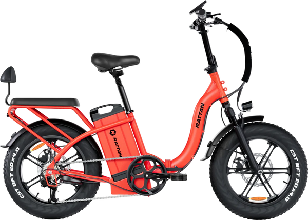 Rattan LF Ultra Step-Thru Fat Tire, 1000W 48V Folding Electric Bike