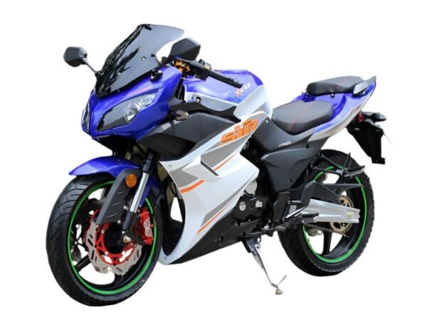 Razor 250 Street Sport Motorcycle, 5-Speed Manual, 17-inch Wheels - Red