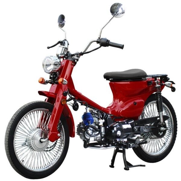 Rector 125 RTX Motorized Gas Bicycle, 125cc 4-Speed Manual - Red