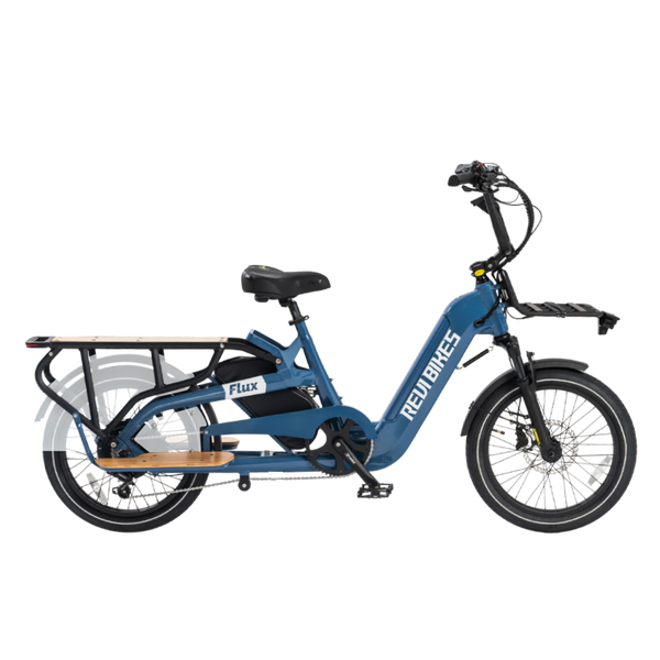 Revi Bikes Flux 48V 750W Step Through Cargo Electric Bike