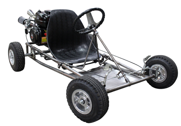Road Rocket Go Kart **KIT**, Aluminum Tri-star Wheels - 5 in.