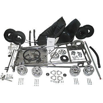 Road Rocket Go Kart **KIT**, Aluminum Tri-star Wheels - 5 in.