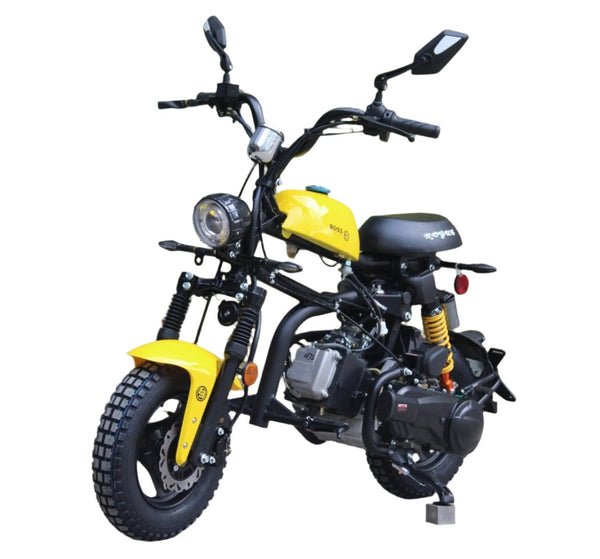 Rogue 150cc Street Mini Motorcycle, DOT Approved Street Legal - Yellow