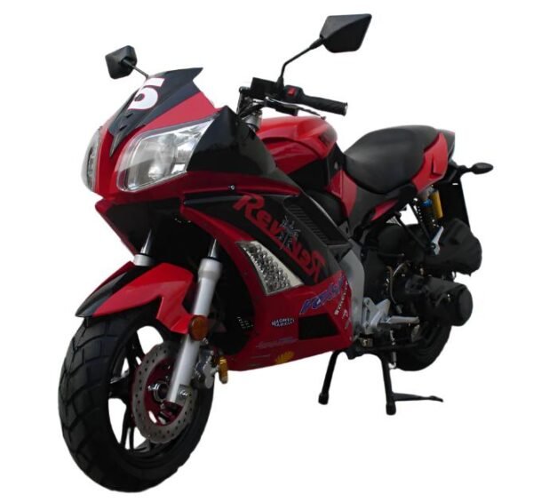 Roma 150 Street Sport Motorcycle, Automatic Shifting, 13-inch Alloy Wheels - Green