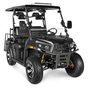 rover-200-gas-golf-cart-electronic-fuel-injection-automatic-with-reverse-deluxe-alloy-wheels-windshield-included-grey