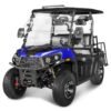 Rover 300 Gas Golf Cart, Electronic Fuel Injection, Automatic with Reverse, Deluxe Alloy Wheels, Windshield Included - Blue
