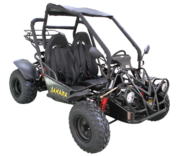 Sahara 150cc Buggy Go Kart, Electric Start, Automatic with Reverse, Ages 16 and up - Black