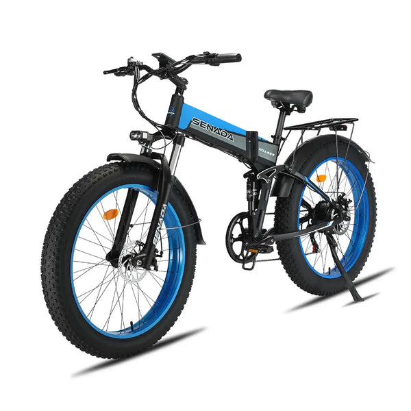Senada Roamer 1000W 48V 14Ah All Terrain Fat Tire Electric Folding Bike