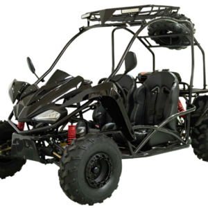 shark-dlx-125cc-mid-size-kids-go-kart-electric-start-3-speed-semi-automatic-with-reverse-ages-12-and-up-black