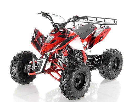Sniper 125cc Sport ATV, Fully-Automatic with Reverse, Ages 9-12 - Red