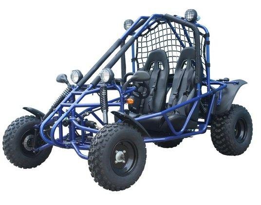Spider 200 Buggy Go Kart, Electric Start, Automatic with Reverse, 10-inch Steel Wheels, Ages 16 and up - Red