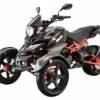 Spider X200 Trike, 3-Wheel Motorcycle, Automatic with Reverse - Black