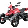 Spider X200 Trike, 3-Wheel Motorcycle, Automatic with Reverse - Black