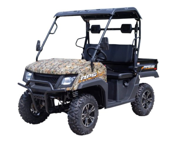 SSV 200 EFI UTV Side-by-Side, Automatic with Reverse, Deluxe Alloy Wheels, Dump Bed, Fully Assembled - Blue