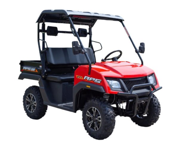 SSV 200 EFI UTV Side-by-Side, Automatic with Reverse, Deluxe Alloy Wheels, Dump Bed, Fully Assembled - Blue
