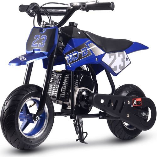 Supermoto Kids Gas Dirt Bike, 50cc 2-Stroke, Ages 6 and up - Red