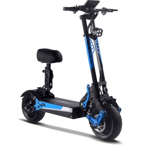Switchblade Electric Scooter, 60v 4000w Lithium, Digital Speedometer, 50mph Top Speed