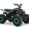 SYX 125cc Kids Sport ATV, 3-Speed Semi-automatic with Reverse, Ages 9-12 - Grey/Red