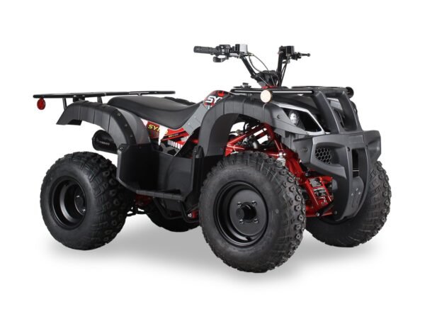 SYX 150 Utility ATV, 3-Speed Semi-automatic with Reverse - Grey/Red
