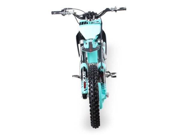 SYX Moto Pro 190cc 4-Stroke Gas Dirt Bike 5-Speed Manual Electric Start (17/14), Ages 16 and up - Teal