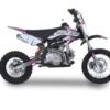 SYX Moto Roost 125cc Pit Bike, Electric Start, Automatic Shifting, (14/12) Wheels, Ages 12 and up - Black/White