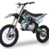 SYX Moto Whip 125cc Pit Bike, Kick Start, 4-Speed Manual Shifting, (17/14) Wheels, Ages 12 and up - Black/Blue