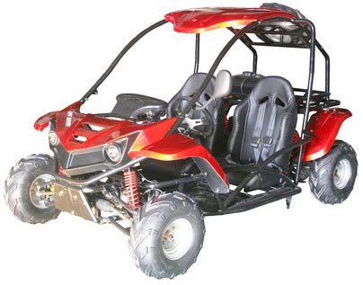 T-REX 125cc Kids Gas Powered Go Kart, Electric Start, Automatic with Reverse, Ages 8 and up - Blue