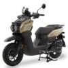 Tank 150cc Street Scooter, Automatic Shifting, Full Disc Brakes, 12 inch Wheels, LED Lights - Quicksand